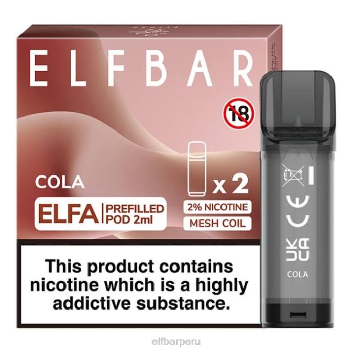 cápsula precargada elfbar elfa - 2 ml - 20 mg (paquete de 2) 06XD109 reajuste salarial