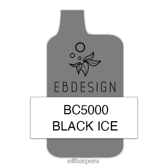 PF60H56 ELFBAR consumidor black ice 5000 - individual