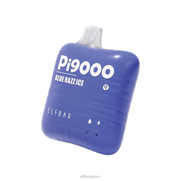 6DJVV103 ELFBAR pi9000 vaporizador desechable 9000 inhalaciones Razz azul
